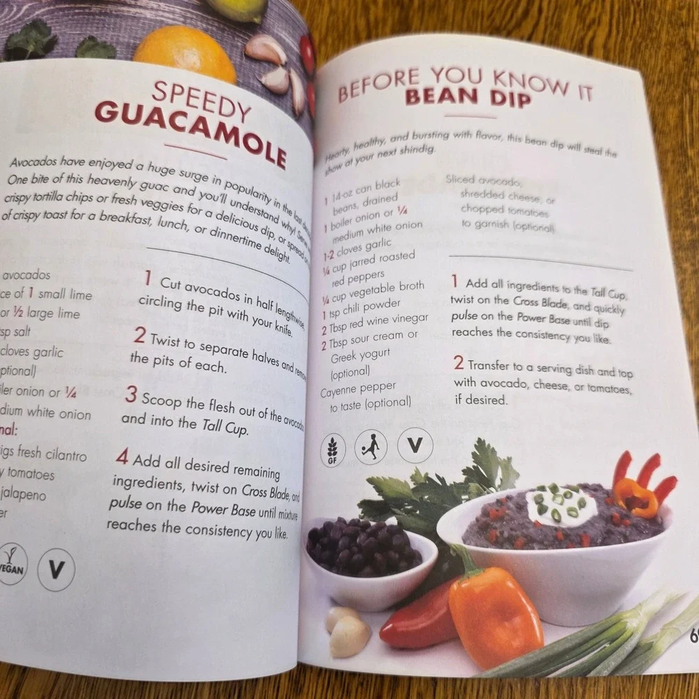 Magic‎ Bullet 10-Second Recipes & User Guide Cookbook Manual MB-IM159D-02 2015